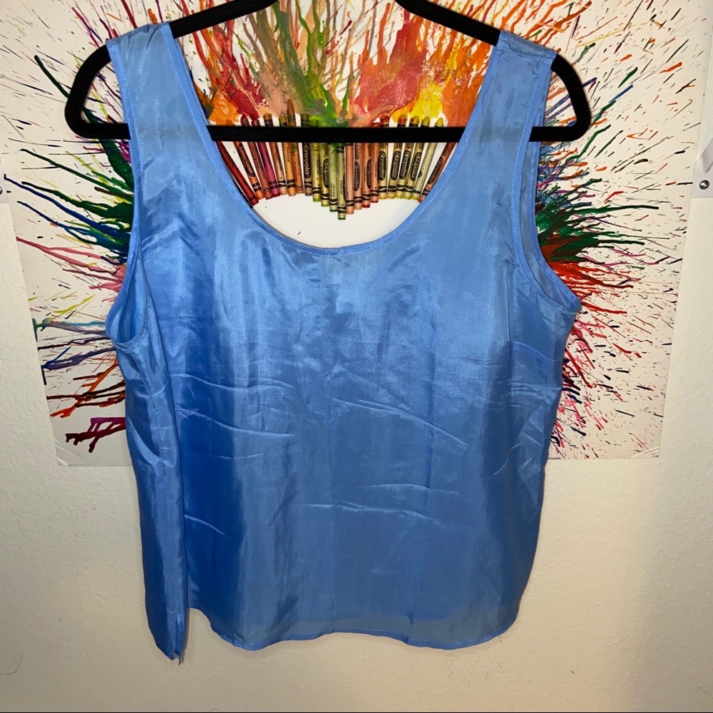 Coldwater Creek blouse. Coldwater creek blue top